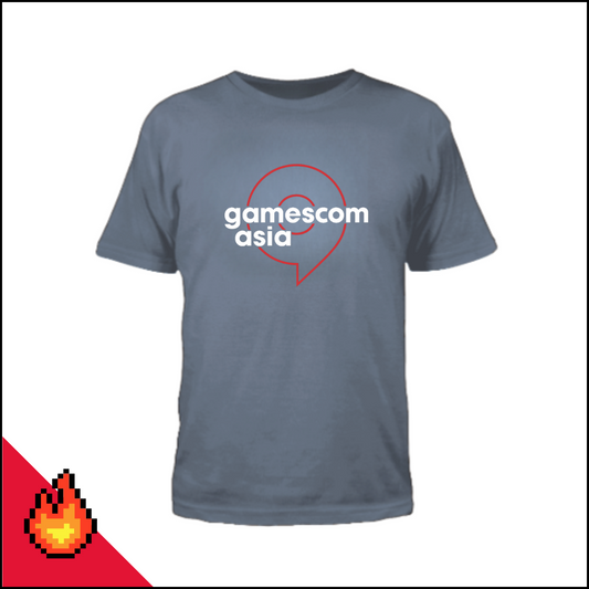 gamescom asia Unisex T-Shirt with Logo, Grey