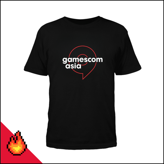 gamescom asia Unisex T-Shirt with Logo, Black